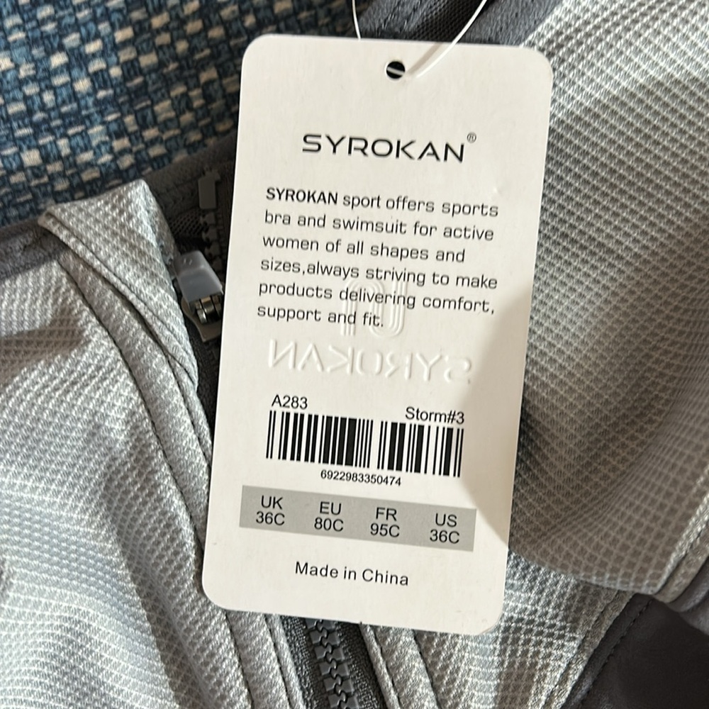 Syrokan sports bra size 36C NWT - Picture 3 of 7